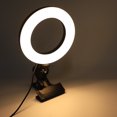 thumbnail image 4 of Anillo De Luz, Brillo Ajustable, Alimentado Por USB, 3000-6000K, Anillo De Luz Con Clip Para Videoconferencia, 4 of 7