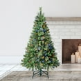thumbnail image 2 of Home Heritage Cascade Quick Set 5' 250 LED Prelit Artificial Christmas Tree, 2 of 12