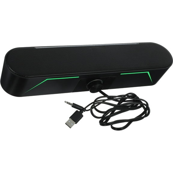 Milisten Soundbar Speaker Bar for Computer Desktop and Home Use, Standing Stereo Speakers with Clear Audio