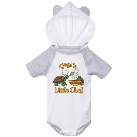 

Inktastic Gigi s Little Chef with Cute Turtles Gift Baby Boy or Baby Girl Bodysuit