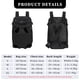 thumbnail image 3 of Bolsa de transporte para gatos, mochila para perros de malla transpirable para perros pequeños y gatos (negro XL) Sywqhk Libre de BPA, 3 of 7
