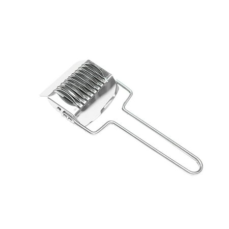 

UYUH Stainless Steel Noodle Maker Lattice Roller Do-cker Dough Cut Tool for Kitchen Cooking Tools for Home & Bedroom& Kitchen & Bathroom Supplies & Decorations