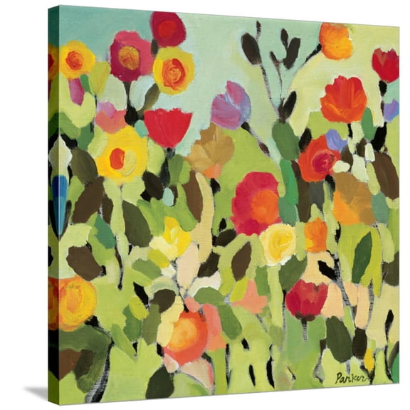 Art.com Beach Garden Stretched Canvas Print Wall Art by Kim Parker, 30" x 30"
