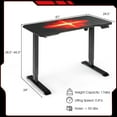 thumbnail image 2 of Gymax Electric Standing Gaming Desk Sit to Stand Height Adjustable Splice Board, 2 of 10