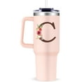 thumbnail image 6 of Monogrammed 40oz Tumbler with Handle for Women, Personalized Birthday Gifts for Women,Initial Cups for Woman Floral Letter C,Customized Gifts for Female Lady Gift for Mothers Day Christmas, 6 of 6
