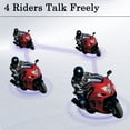 thumbnail image 2 of Intercomunicador Bluetooth para casco de motocicleta GaiRen V4 Plus, paquete de 4, 2 of 9