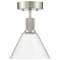 thumbnail image 2 of Access Lighting Martini LED Semi-Flush in Brushed Steel Color, 2 of 5