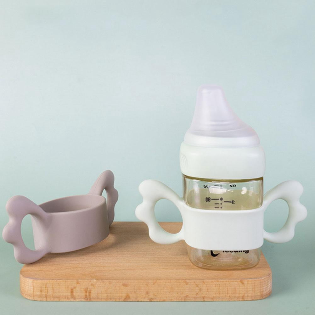Baby Bottle Handles Safety Silicone Bottle Handles For Hegen Bottle And Other Dia 6-7cm Wide-neck Bottle L4P3