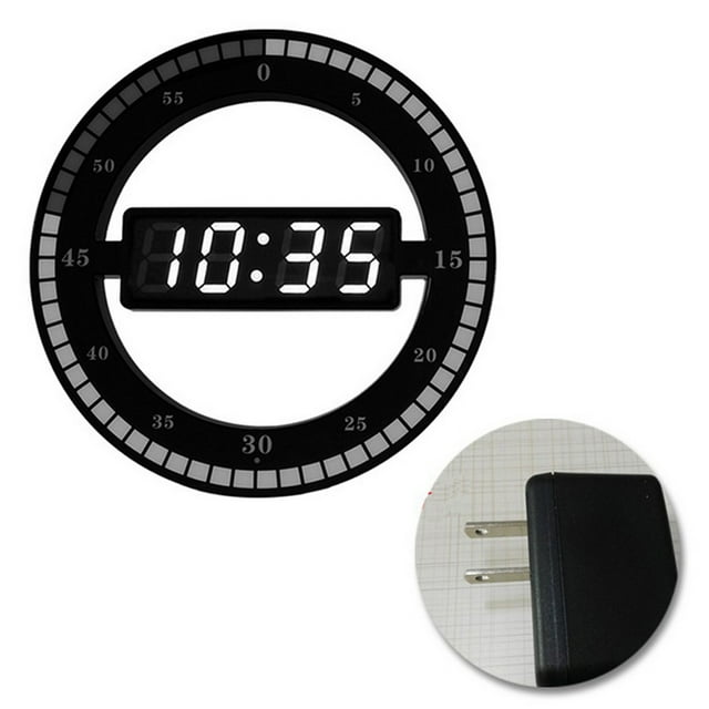 Reloj De Pared Digital Circur Moderno Relojes Digitales De Atenuación Para Decoración para hogar Enchufe UU Colco