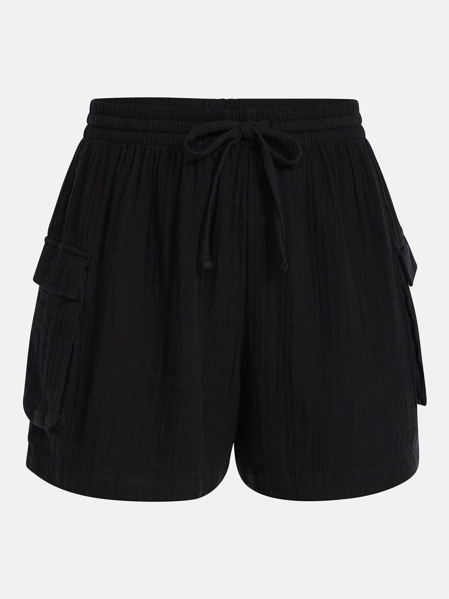 Time and Tru Women's Double Cloth Cargo Shorts, Sizes XS-XXXL