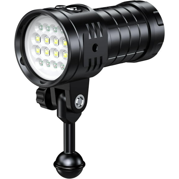 Siuyiu Dive Light 3800 Lumens Scuba Diving Flashlight, Underwater Video Light