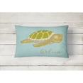 thumbnail image 2 of Sea Turtle Welcome Canvas Fabric Decorative Pillow, 2 of 3
