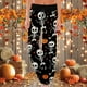 thumbnail image 2 of WILLBEST Pantalones Casuales para Mujer, Cómodos Pantalones de Dormir de Cintura Alta con Cordón y Estampado de Halloween para Actividades de Otoño y Primavera. Chica, 2 of 5