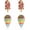 D - Popsicle Ice Cream, variant on Food Drink Stud Earrings Set for Women, Cute Food-themed Statement Earring Studs with Rhinestone, Fashion Summer Fun Jewelry Gifts[z2182]