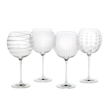 (Incomplete) Mikasa Cheers 24.5-Ounce Balloon Goblet Glasses Service for 4