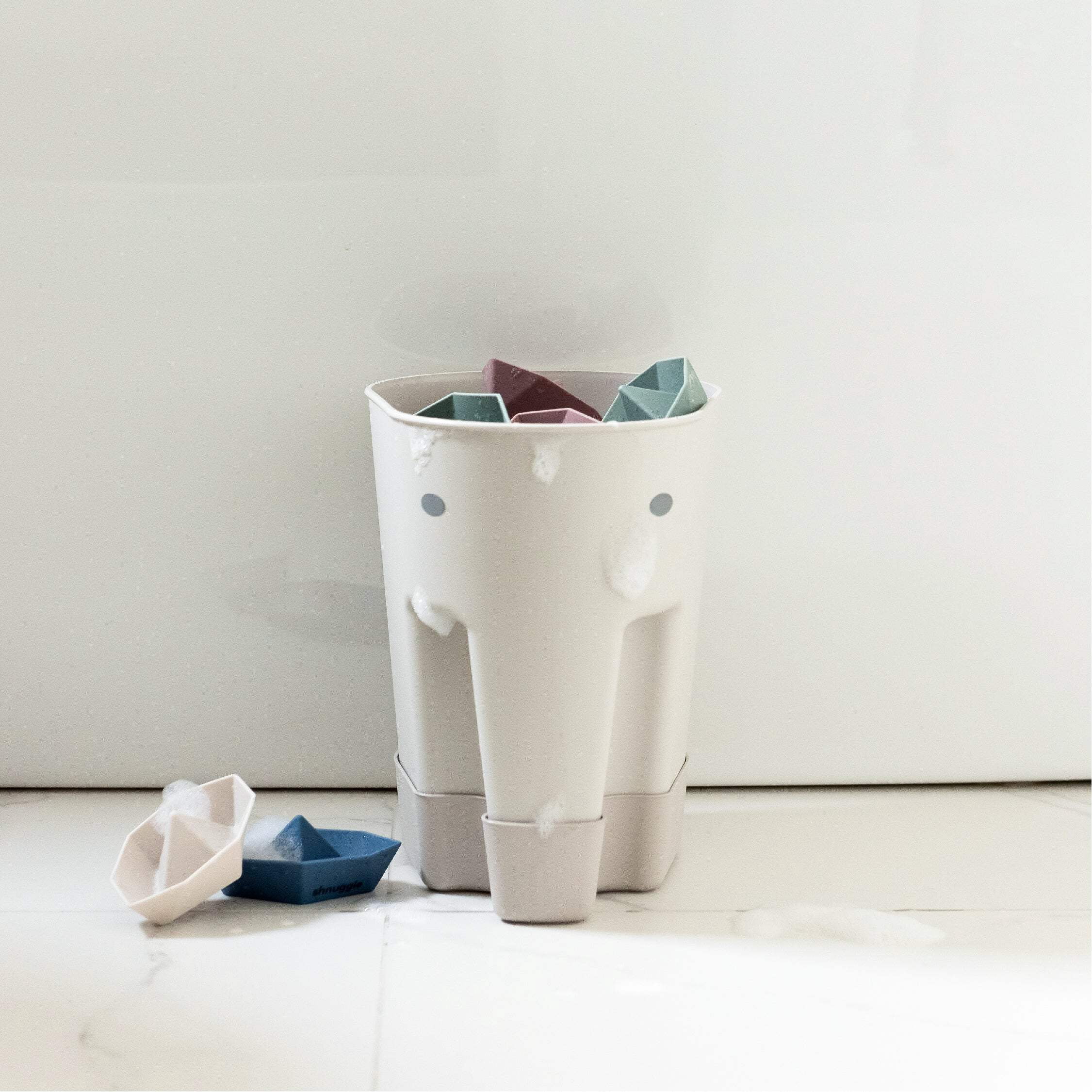 Shnuggle Ellie Bath Toy Drying Caddy | Freestanding Baby  Toddler Bath Toy Storage