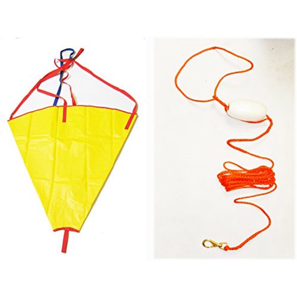 KUFA Sports SAC36+SAR Sports Sea Anchor with Line Float Combo, 36"