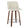 thumbnail image 6 of LumiSource Toriano 24" Fixed-Height Counter Stool - Set of 2, 6 of 6