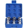 thumbnail image 1 of Ensemble de 9 Pcs de Douilles Torx Star Bit, 1/2 Pouces Drive, Ensemble de Douilles Torx Star Bit, Kit d'Outils de Réparation E10-E24, 1 of 4