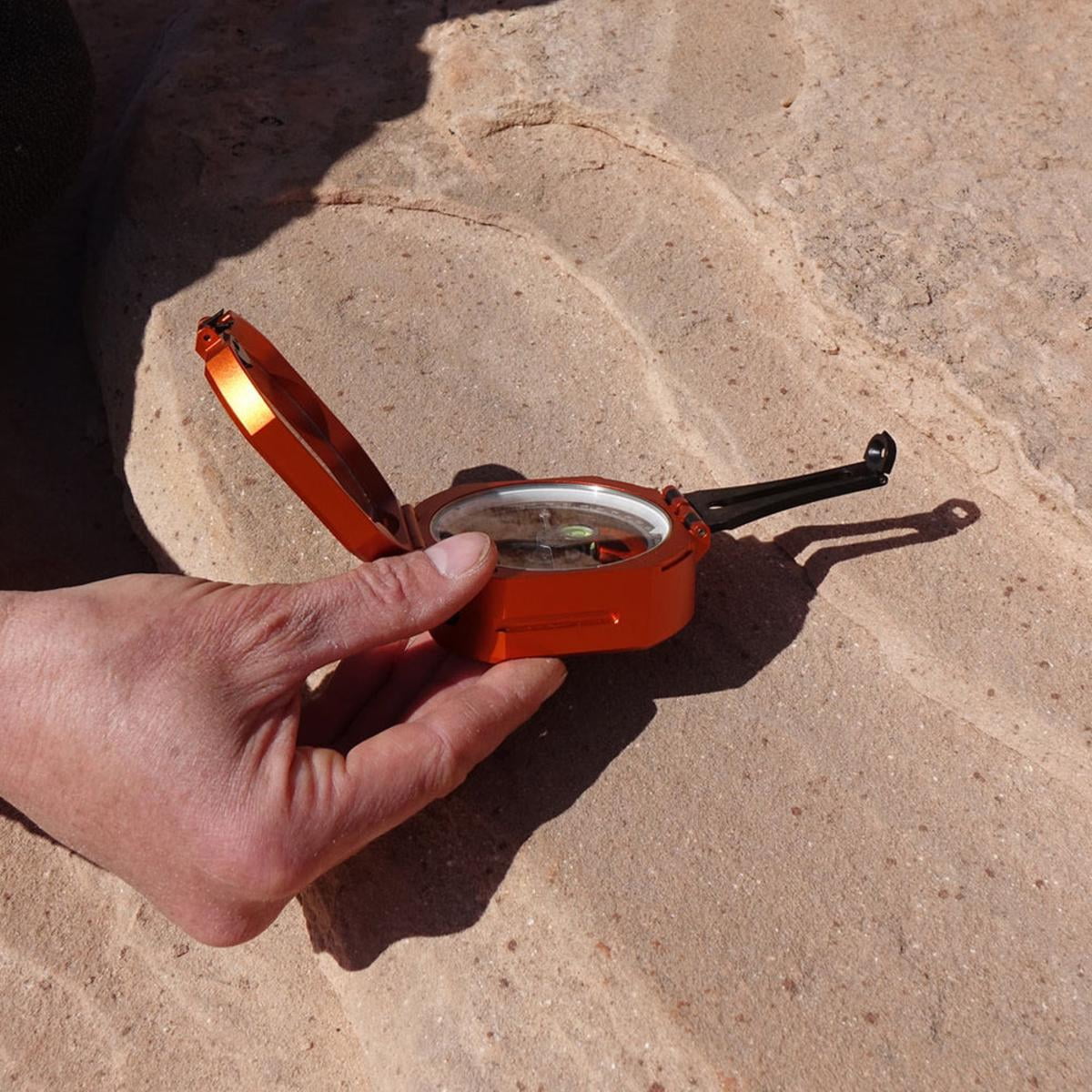 Brunton Standard Pocket Transit Compass - Azimuth (0-360) - Orange