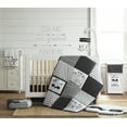 thumbnail image 2 of Levtex Baby - Allistar Plush Blanket - Black and White - Black and White - Nursery Accessories - Blanket Size: 4, 2 of 2