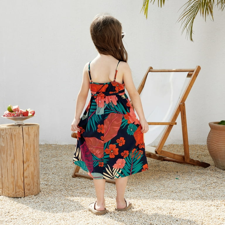 Patpat Girls Dresses Mommy and Me Family Matching Outfits and Sleeveless Hawaiian Vacation Beach Dresses, Girl 4-5 Years, Infant Girl's, Size: Girl: 4 Patpat Girls Dresses Mommy and Me Family Matching Outfits and Sleeveless Hawaiian Vacation Beach Dresses, Girl 4-5 Years, Infant Girl's, Size: Girl: 4