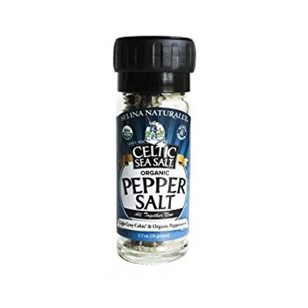 CELTIC SEA SALT Pepper Salt Grinder 2.7 OZ
