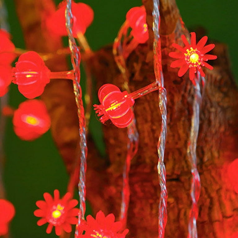 Chinese lantern cheap flower lights