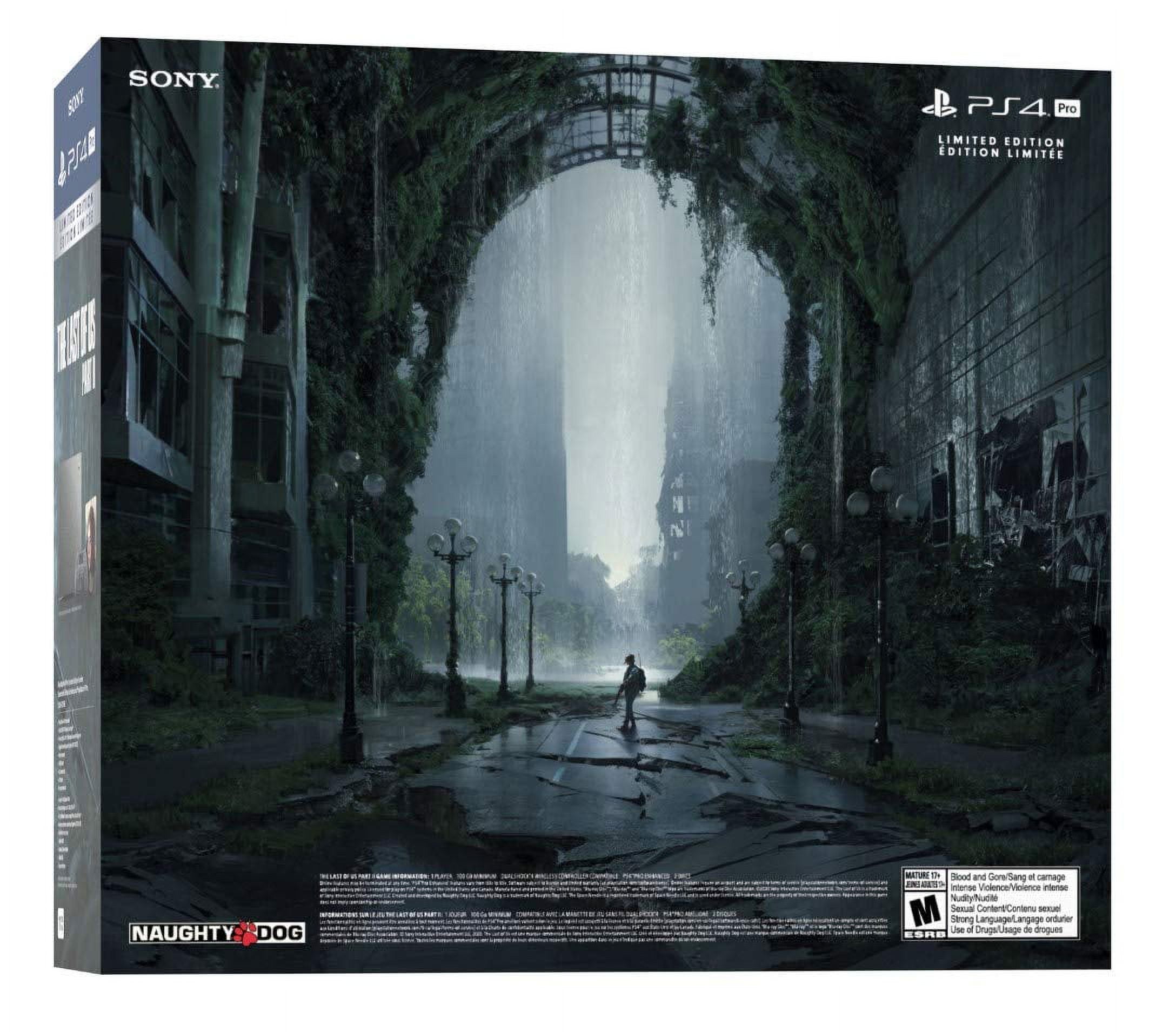 Sony PlayStation 4 Pro The Last of Us Part II 1TB Bundle - Black, Limited  Edition for sale online