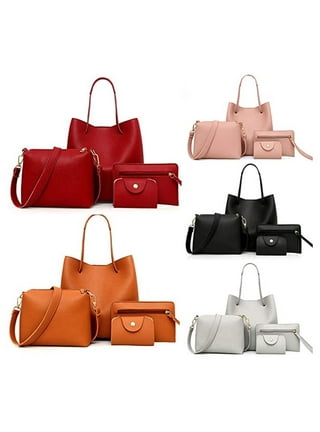 COACH brand women stylish cross handbag made of leather-2piece- mirror  original-brown-25*17