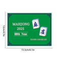 thumbnail image 2 of 4 Pcs Cartes Nationales de Mahjong - Mains et Règles Officielles Standard, 2 of 4