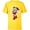Yellow, variant on Disney Santa Minnie Mouse Holiday - Short Sleeve T-Shirt for Kids -Customized-White