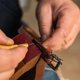 thumbnail image 5 of Juego de herramientas de perforación de cuero de aguja de coser de calabaza simple de 5 piezas, marrón oscuro, 5 of 7