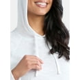 thumbnail image 3 of Time and Tru Women's Slub Jersey Hoodie, Sizes XS-XXXL, 3 of 5
