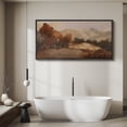 thumbnail image 5 of Large Framed Canvas Print Abstract Modern Wall Art Decorative Ready to Hang Painting for Living room Bedroom - 60"x30" Black Frame, 5 of 9