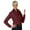 BURGUNDY, variant on Women's Long Sleeve Poplin Blouse 5295