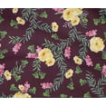 thumbnail image 4 of oneOone Cotton Flex Fabric Watercolor Leaves & Peony Floral Print Fabric By Yard 40 Inch Wide, 4 of 4