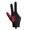 Left Hand Wine Red, variant on tasrioml Breathable Billiards Gloves Enhanced Grip Left Right Hand Wear-resistant Anti-slip Stable Pole Billiards Gloves
