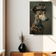 thumbnail image 4 of Whippet Dog Canvas Painting Canvas Art Prints Bathroom Artwork for Wall Living Room Bedroom Bathroom Wall Art Framed Art Wall Decor Wood Wall Hanging Art, 4 of 6