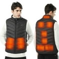 thumbnail image 4 of Liwarace Heated Vest 9 Heating Zones with 10000mAh Battery Pack Electric Heating Jacket, 4 of 13
