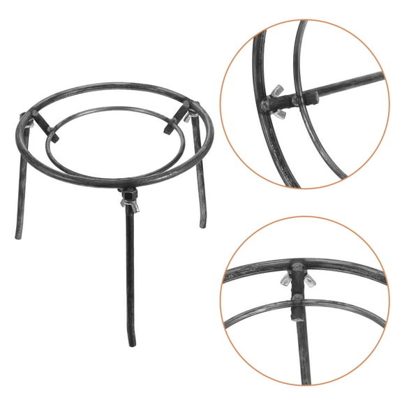 GOOHOCHY Outdoor Tripod for Fishing BBQ Grill with Racks Open Fire Campfire Equipment Ideal for Cooking Wok Stand Fire Pit Tripod Rack