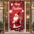 thumbnail image 3 of Colorful Snowman Banner Cheerful Christmas Decorations Fun Party Backdrop Family Gathering Holiday Event, 3 of 9