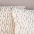 thumbnail image 5 of Madizz Juego De 2 Fundas De Almohada Decorativas De Terciopelo Súper Suave, 18.0 X 18.0 In, Cuadradas, Color Beige Con Textura, Estilo Lujoso, Funda De Almohada Para Sofá Dormitorio, 5 of 5