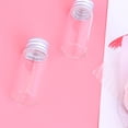 thumbnail image 4 of 20pcs 10ml Botellas de almacenamiento de vidrio Tapa de aluminio Tarros de deseo Mini botellas de vidrio Botellas transparentes, 4 of 7