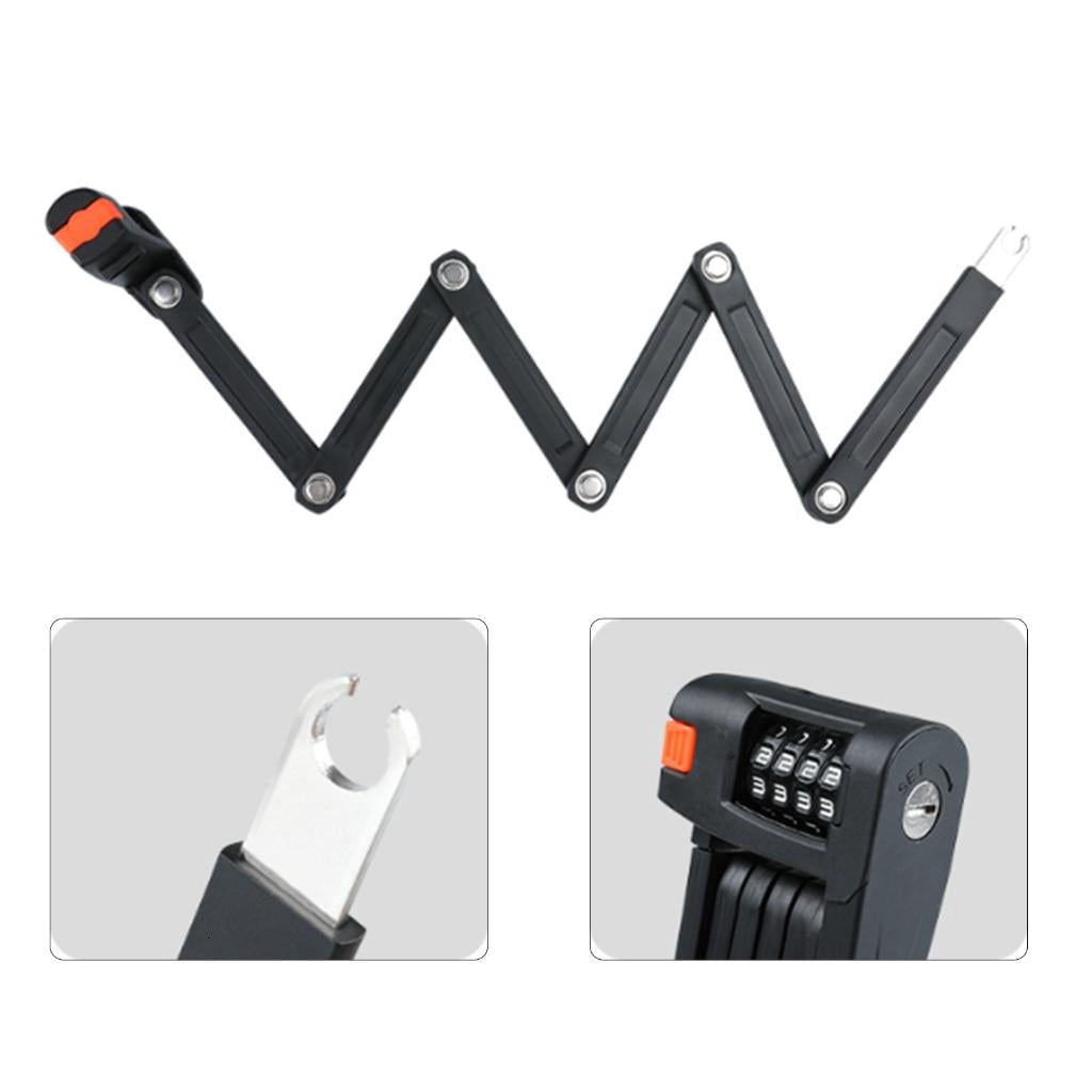 CEORPER Portables Waterproofed Bike Folded Lock Heavy Type Security Combination Lock
