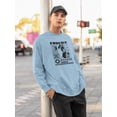 thumbnail image 2 of Forever Woman Fig Techno Style Sweatshirt Men -Image by Shutterstock, Male Small, 2 of 4