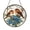 Acrylic 3.5 Inch, variant on Nature Bird Glass Suncatcher Window Hanging Decor, Forget Me Not Robin Light Catcher Accent, Thoughtful Gift