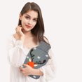 thumbnail image 4 of Cartoon Plush Knitting Sleeve Long Water Injection Rubber Hot Water Bottle 1.8L, 4 of 9