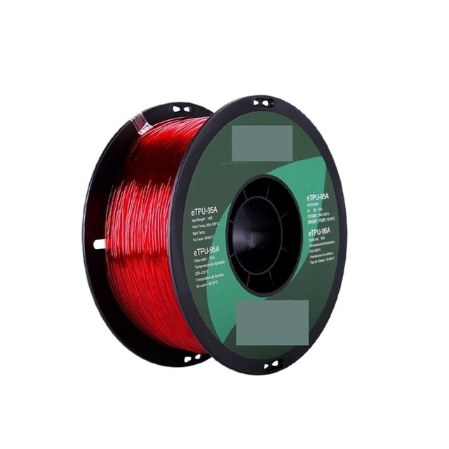 Flexible TPU Filament 1.75mm,TPU 95A 3D Printer Filament 1KG 2.2 LBS Spool, 3D Printing Material For 3D Printers TPU 95A ,Smoother Printing Experience