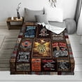 thumbnail image 3 of Motorcycle Blankets Super Soft Flannel Fleece Throw Blankets for Bed Sofa and Couch Cool Motorcycle Gifts for Men and Women Fluffy Warm Riding Blankets, 3 of 6